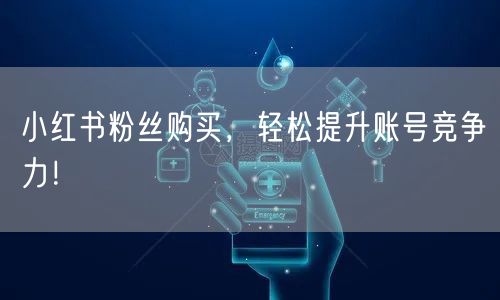 小红书粉丝购买，轻松提升账号竞争力！